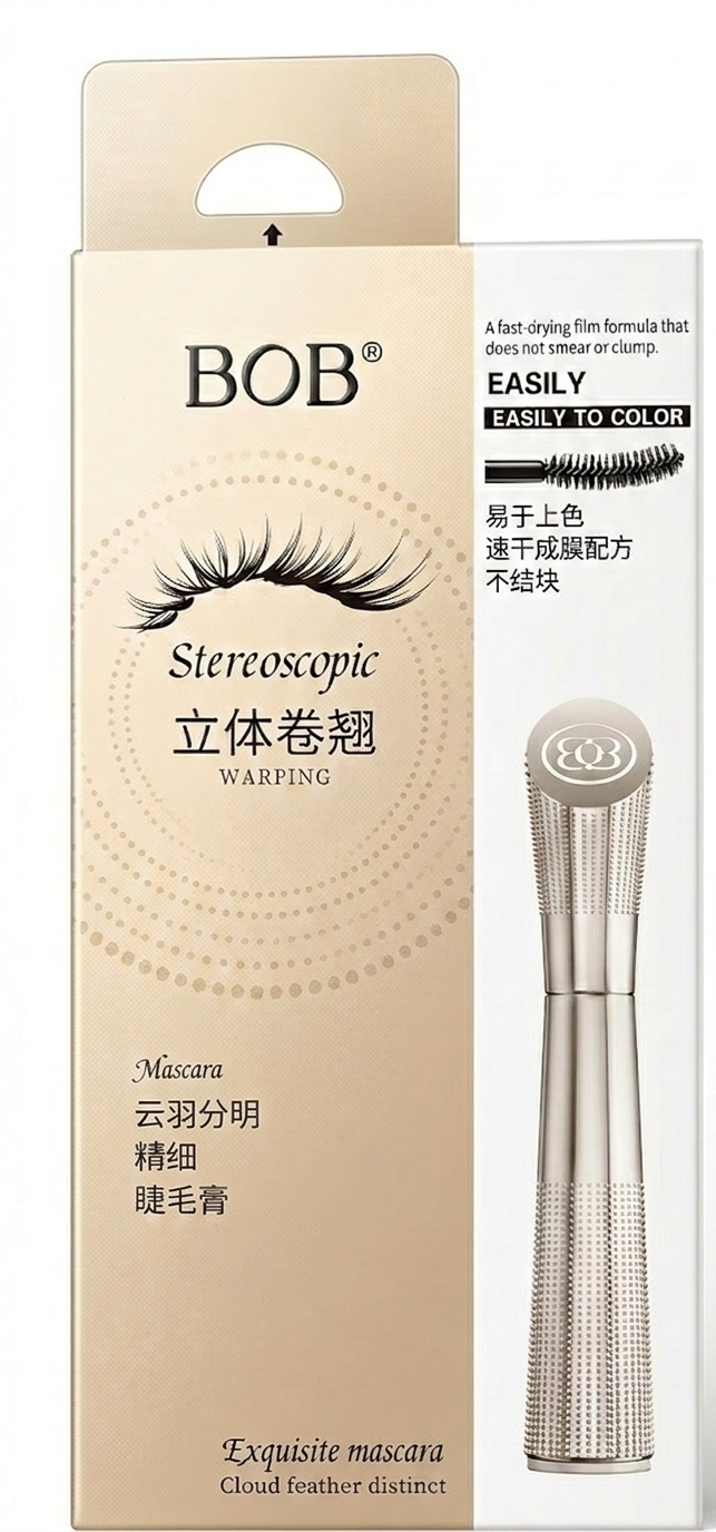 BOB Stereoscopic Warping Mascara – Long-Lasting, Fast Drying & Smudge-Proof