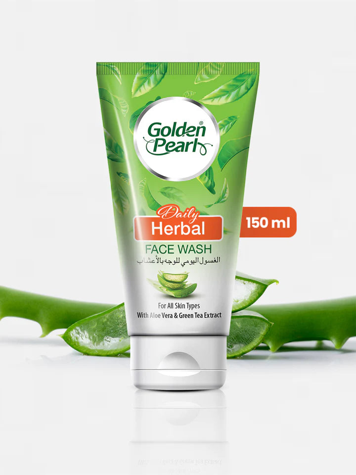 Golden Pearl Daily Herbal Face Wash (2 Sizes)