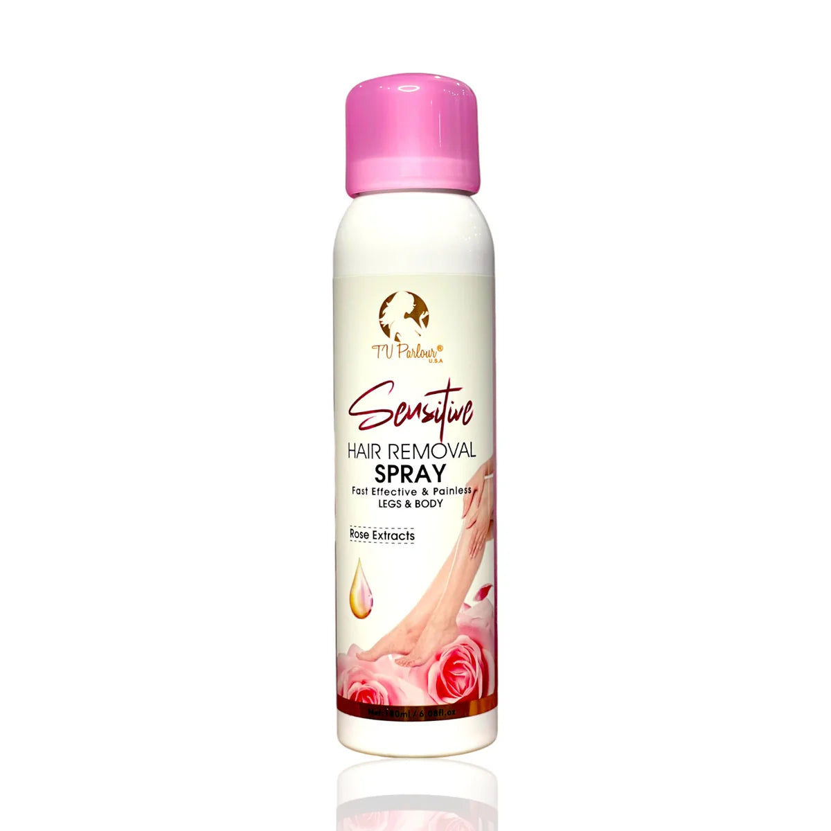 TV Parlour Sensitive Hair Removal Spray – Rose Extracts