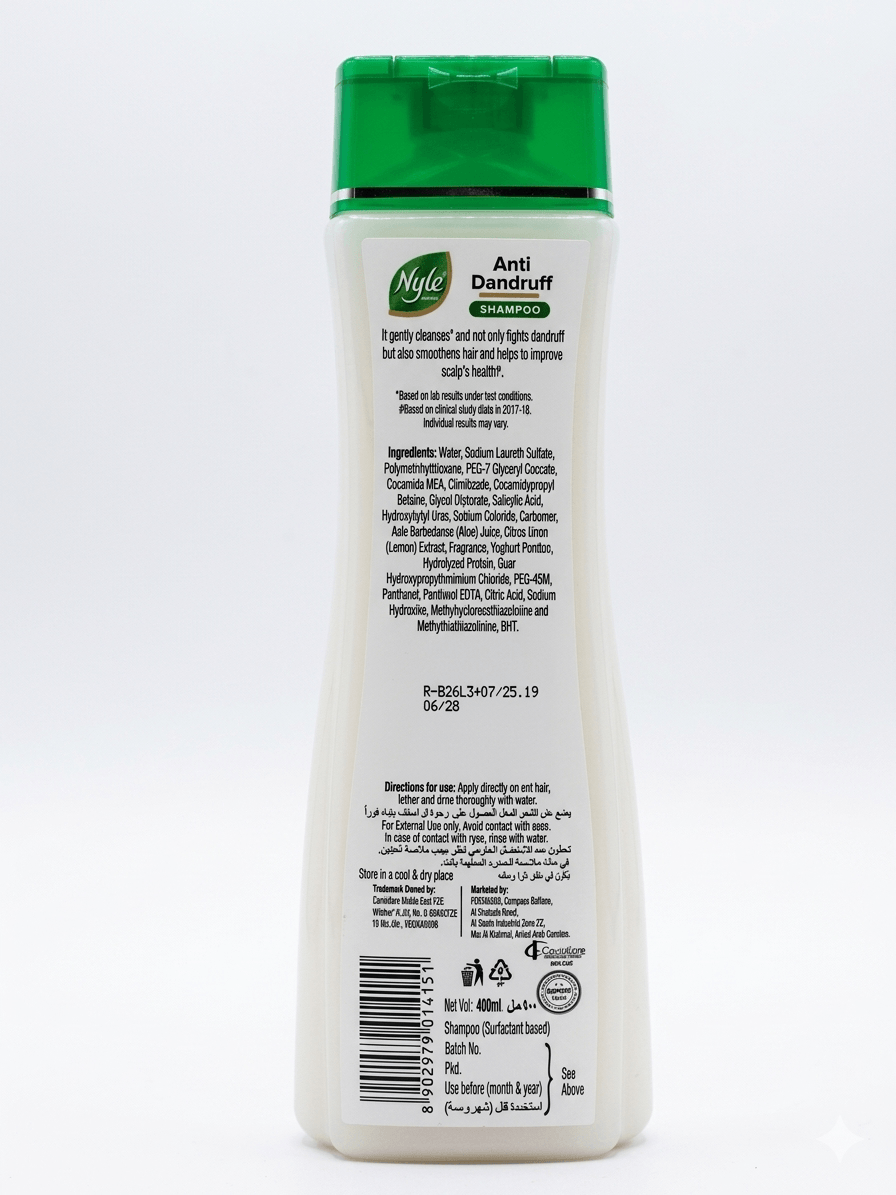 Nyle Shampoo (Anti Dandruff) 400ml