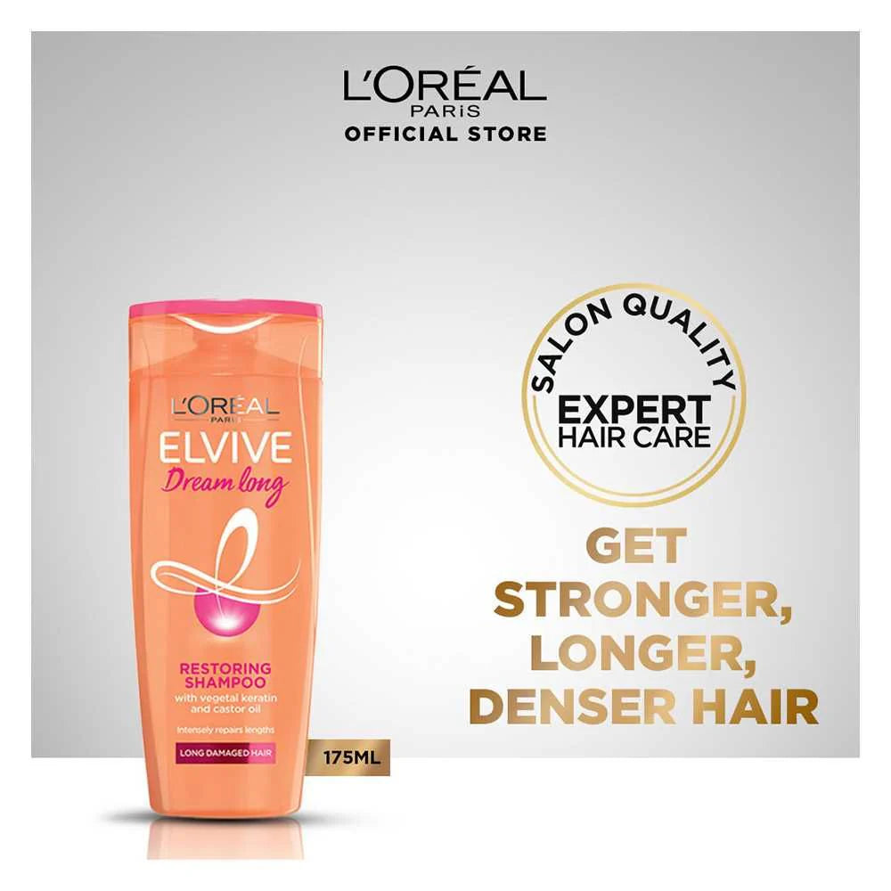 LOreal Paris - Dream Long Restoring Shampoo For Long Hair 2 Sizes