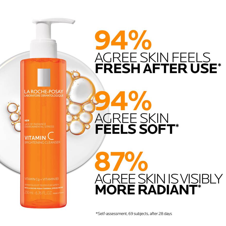 La Roche-Posay Vitamin C Brightening Facial Cleanser - 200ml
