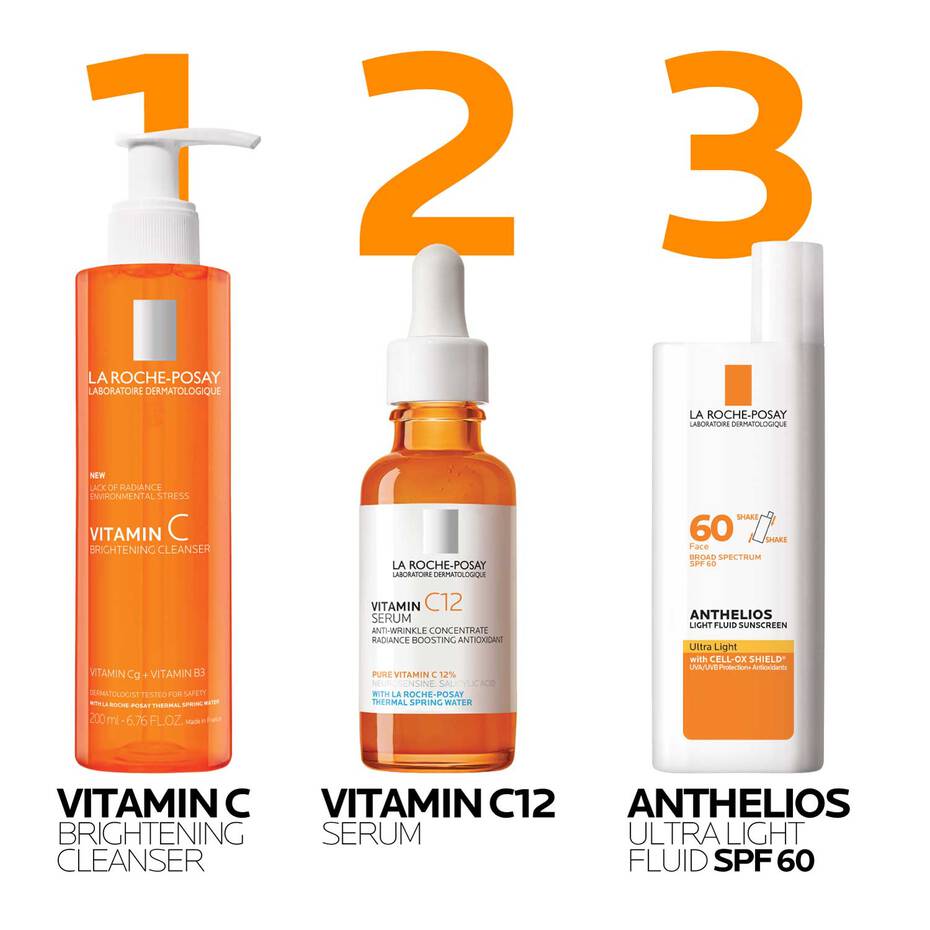 La Roche-Posay Vitamin C Brightening Facial Cleanser - 200ml