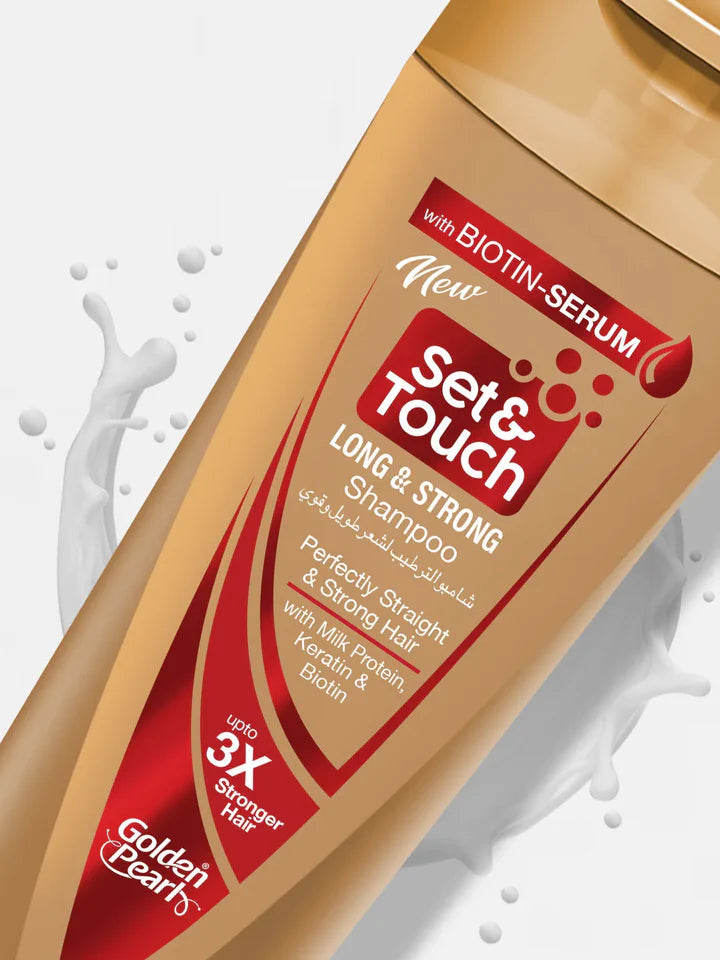 Golden Pearl Set and Touch Shampoo - Long and Strong Shampoo
