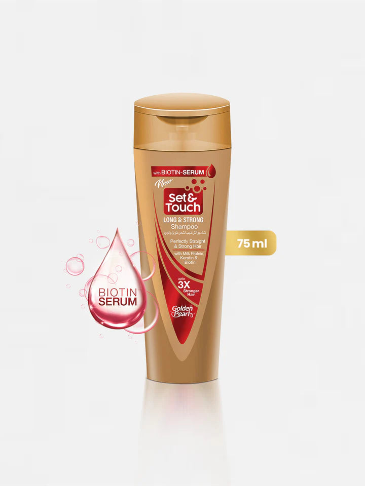 Golden Pearl Set and Touch Shampoo - Long and Strong Shampoo