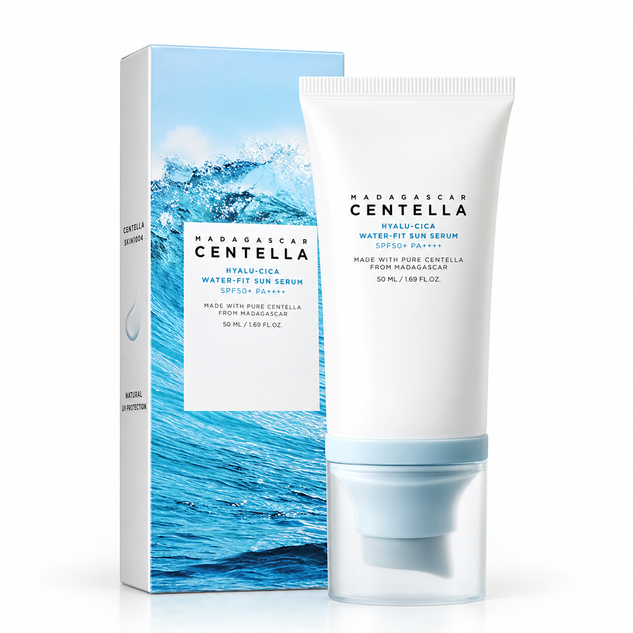 SKIN1004 Madagascar Centella Hyalu-Cica Water-Fit Sun Serum SPF50+ PA++++ 50ml