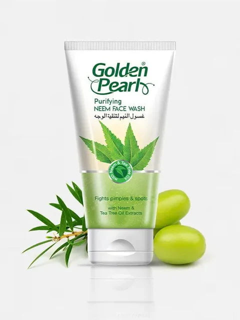 Golden Pearl Purifying Neem Face Wash (2 Sizes)