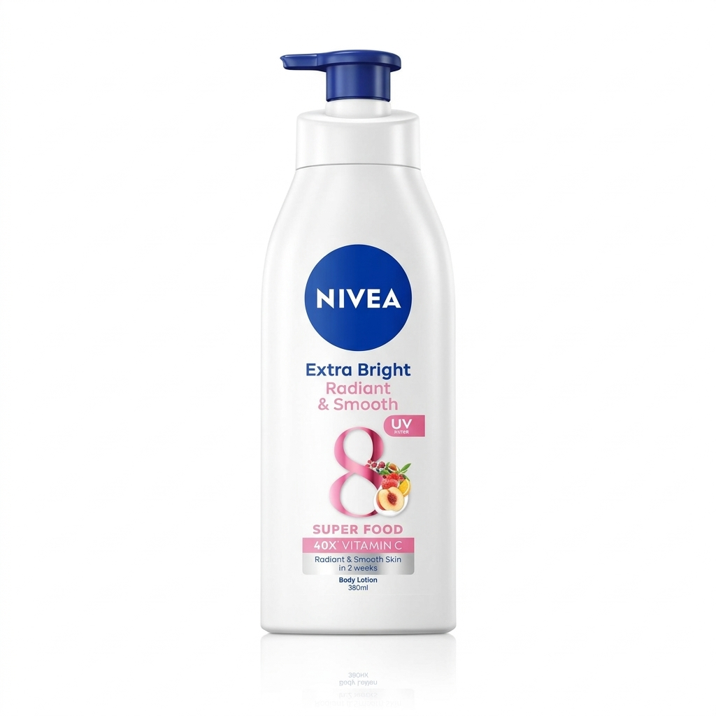 NIVEA Extra Bright Radiant & Smooth Body Lotion 2 Sizes
