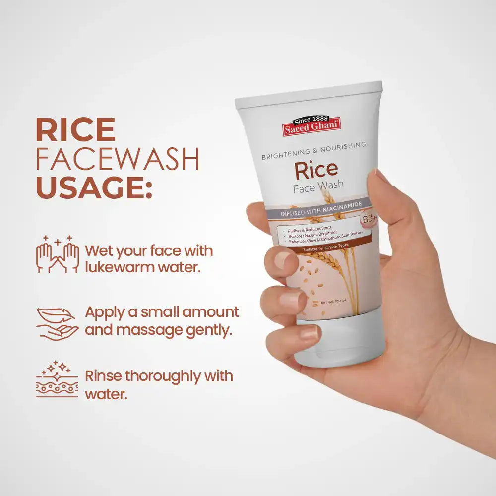 Brightening & Nourishing Rice Face Wash 100ml