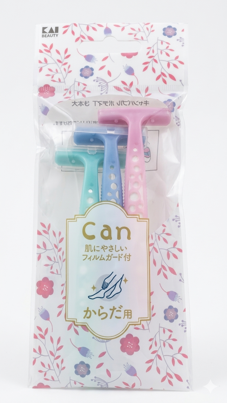 Kai Beauty Can Body Razors 3-Pack