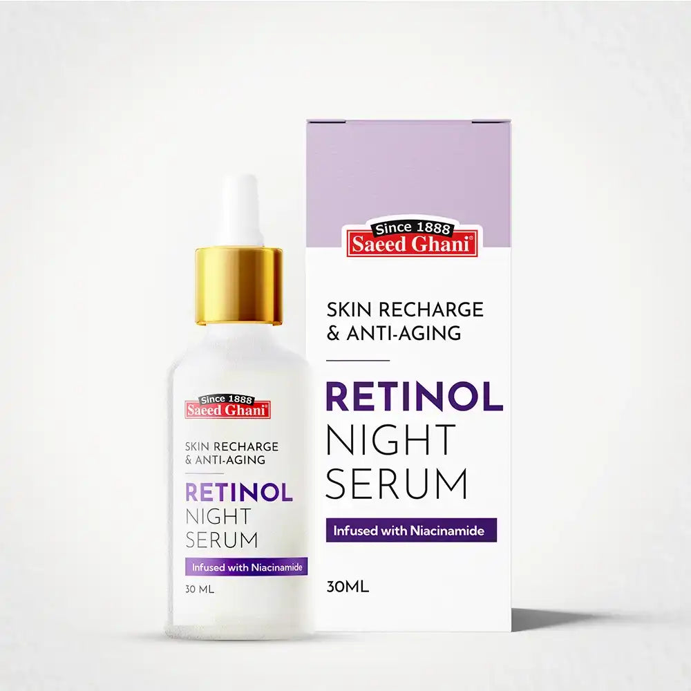 Saeed Ghani Retinol Skin Recharge & Anti-Aging Night Serum (30ml)