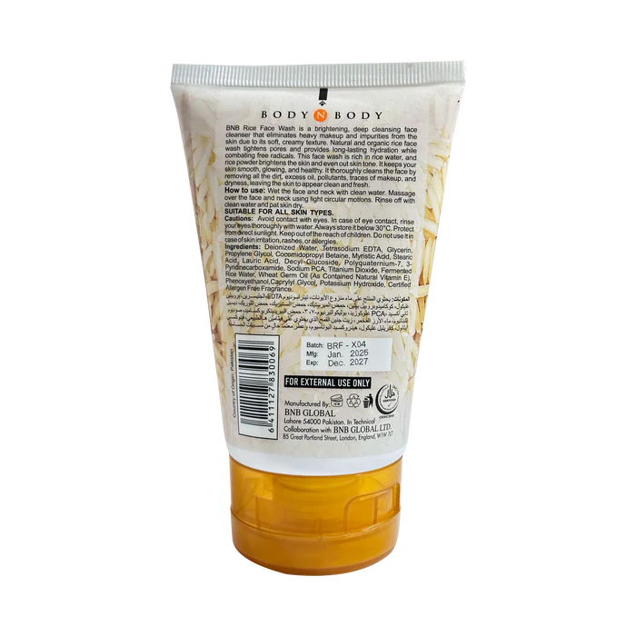 BNB Rice Extract Face Wash 120ml