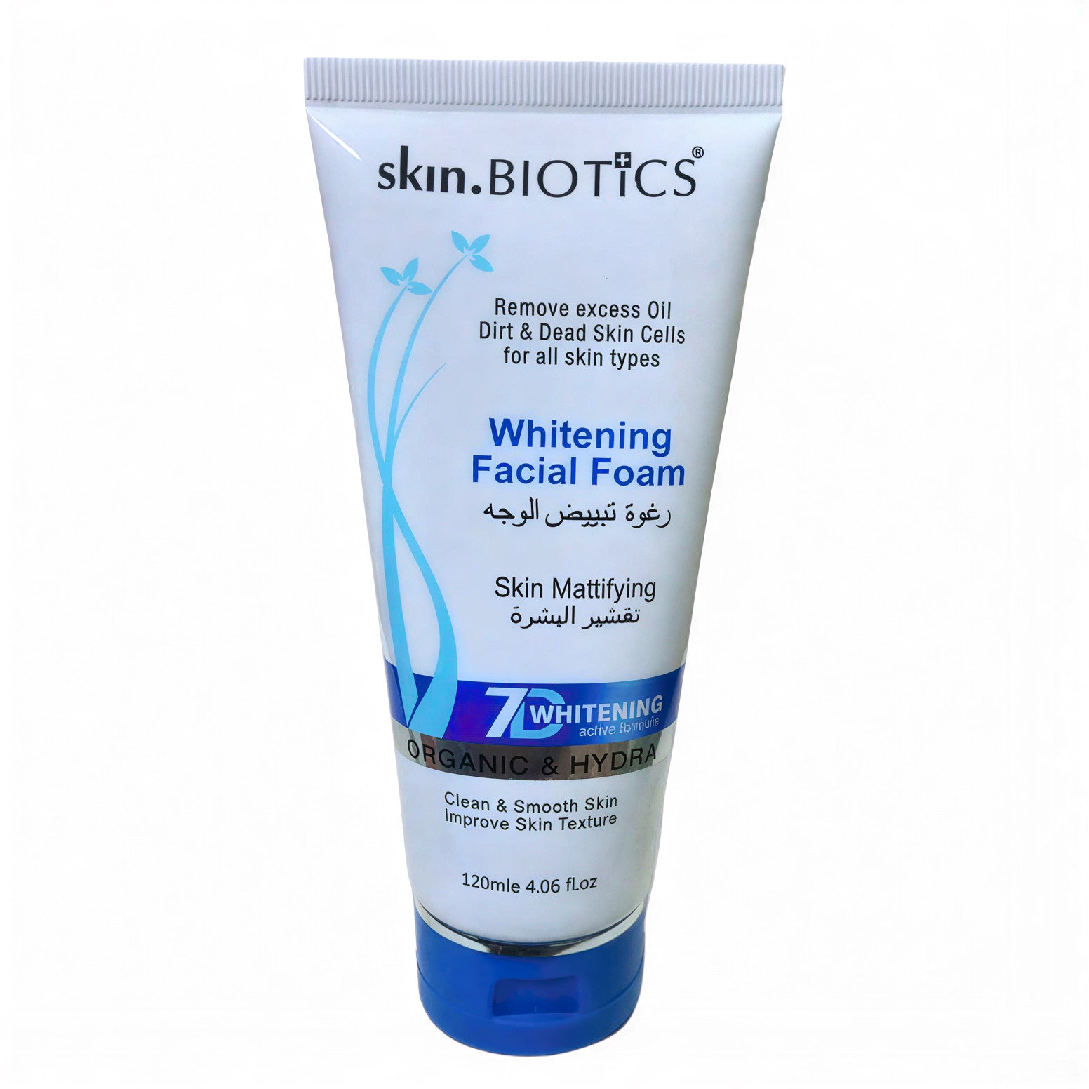 Skin.BIOTICS Whitening Facial Foam 7D Active Formula (120ml)