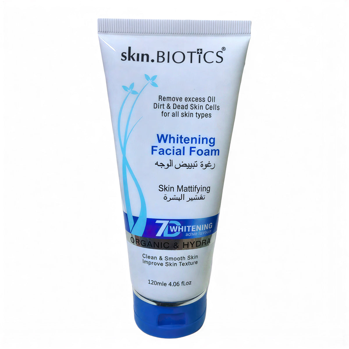 Skin.BIOTICS Whitening Facial Foam 7D Active Formula (120ml)