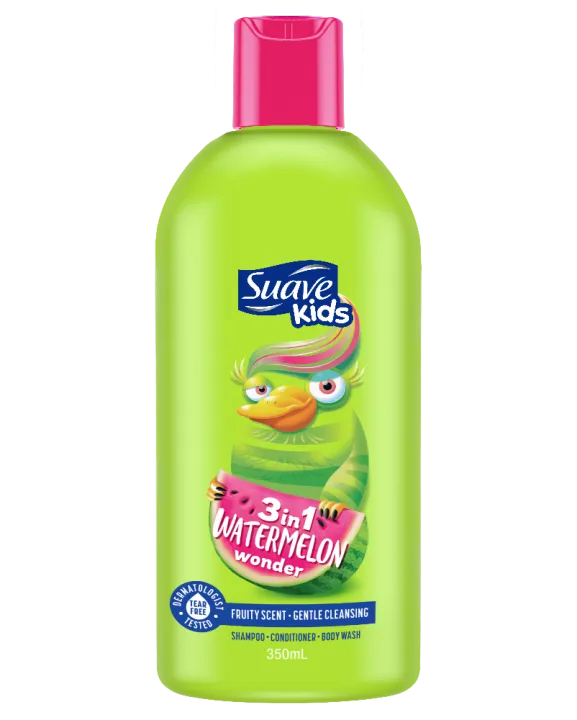 Suave Kids 3in1 Watermelon Wonder Shampoo 350ml