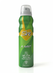 She is Sweet Perfumed Deodorant Spray – 24h Long-Lasting Protection