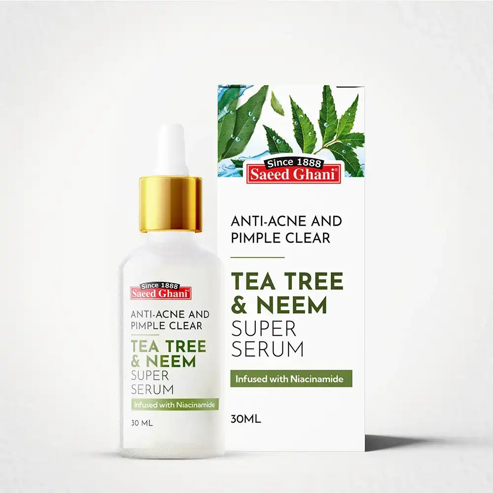 Saeed Ghani Tea Tree & Neem Anti-Acne and Pimple Clear Super Serum (30ml)