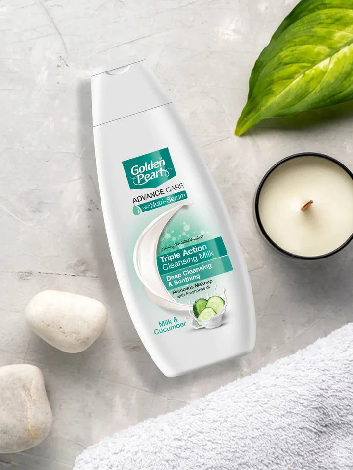 Golden Pearl Triple Action Cleansing Milk
