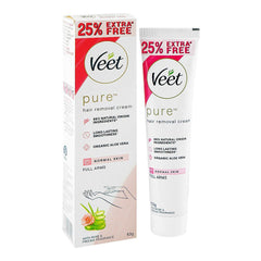 Veet Pure Hair Removal Cream for Normal Skin With Rose & Freesia Fragrance (63g)