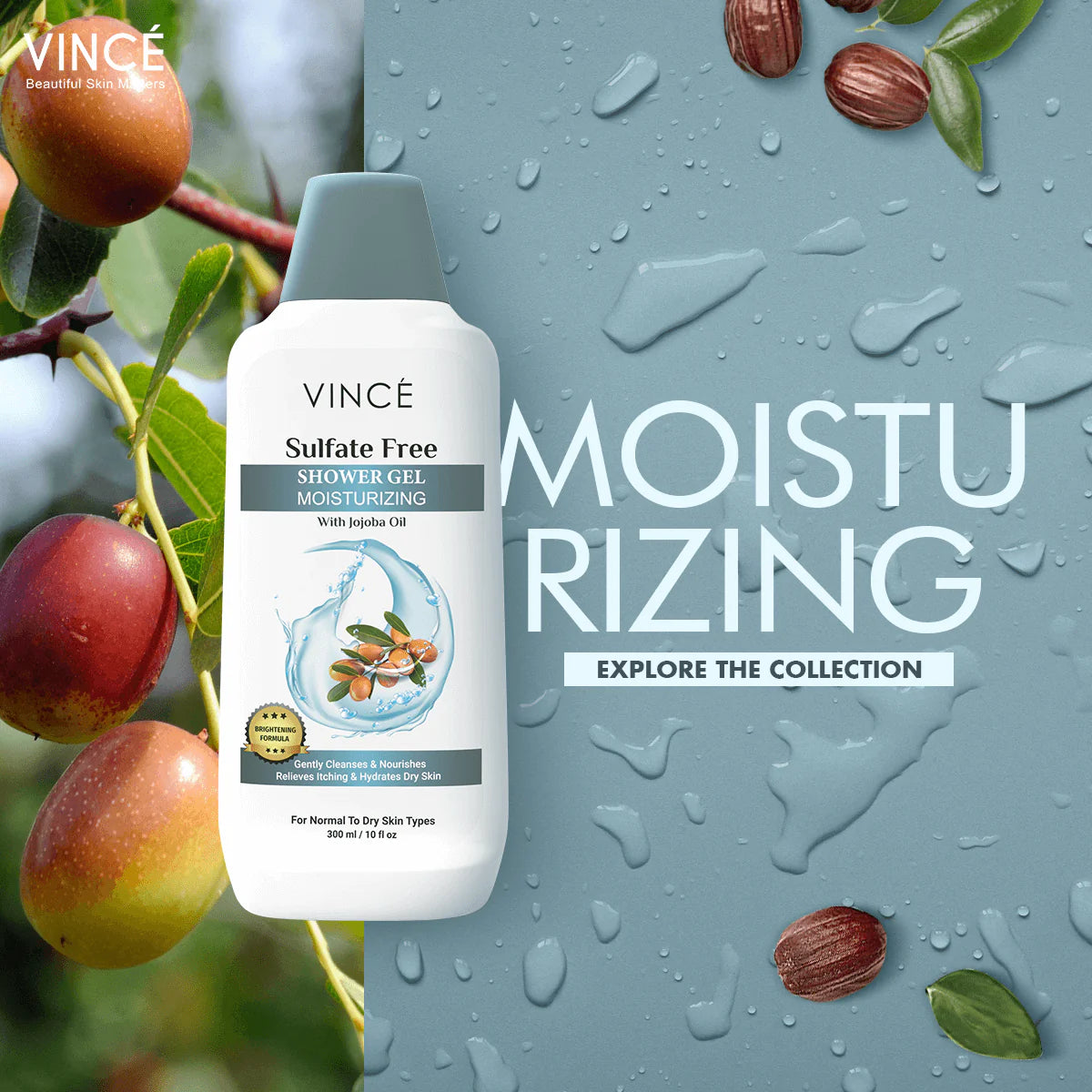 Vince Moisturizing Shower Gel 300ml