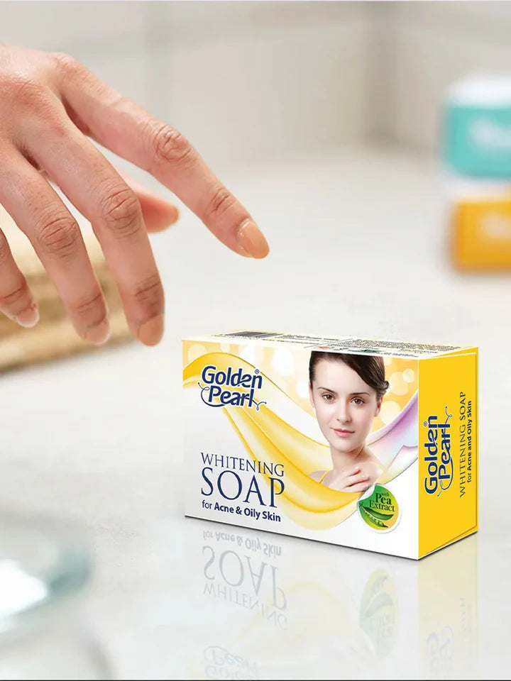 Golden Pearl Whitening Soap for Acne & Oily Skin