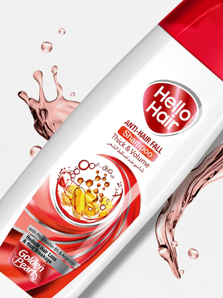 Golden Pearl Hello Hair - Anti Hair Fall Shampoo