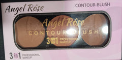 Angel Rose 3 in 1 Professional Makeup Contour-Blush Palette
