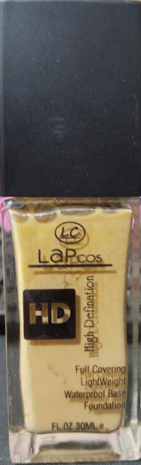 LaPcos HD High Defination Full Covering Foundation – Lightweight & Waterproof