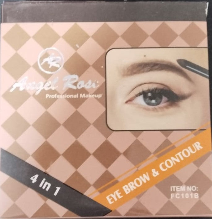 Angel Rose 4 in 1 Professional Makeup Eye Brow & Contour