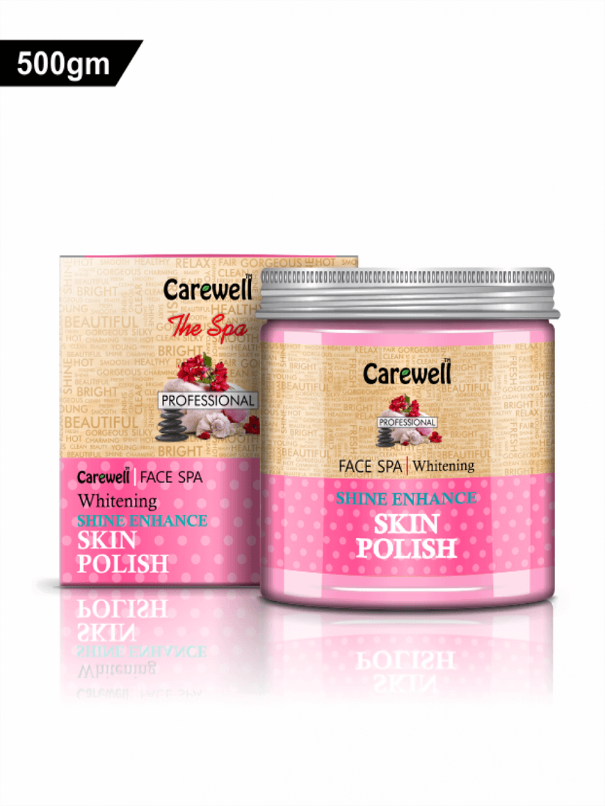 Carewell Professional Face Spa Whitening Shine Enhance Skin Polish (500g)