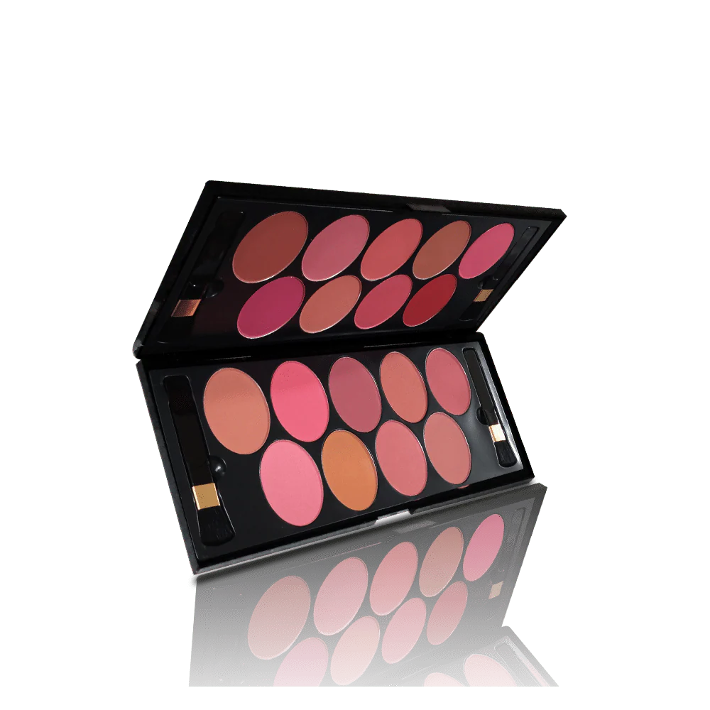 Glamorous Face 9+9 Baked & Matte Blush on Kit
