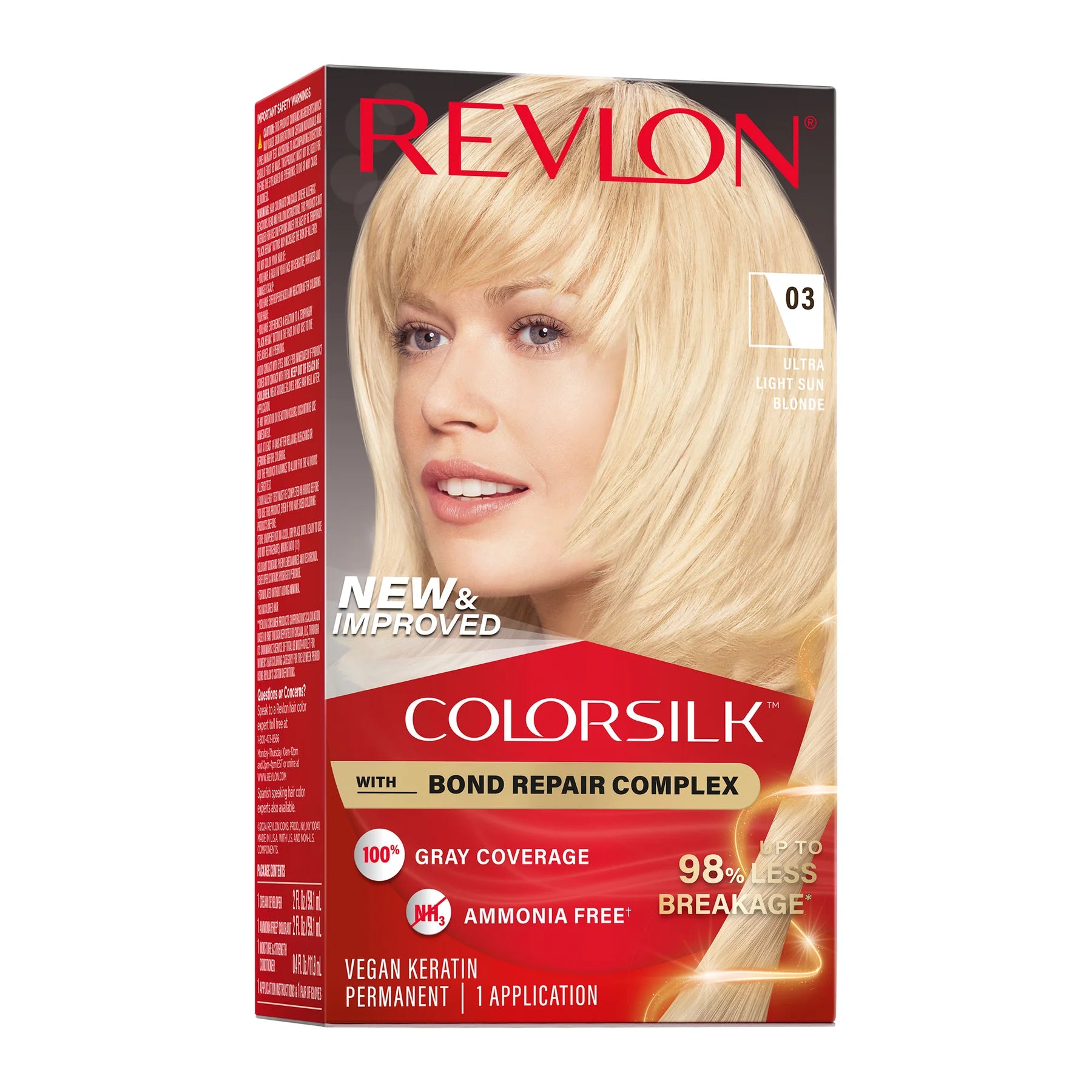 Revlon ColorSilk™ with Bond Repair Complex Permanent Hair Dye