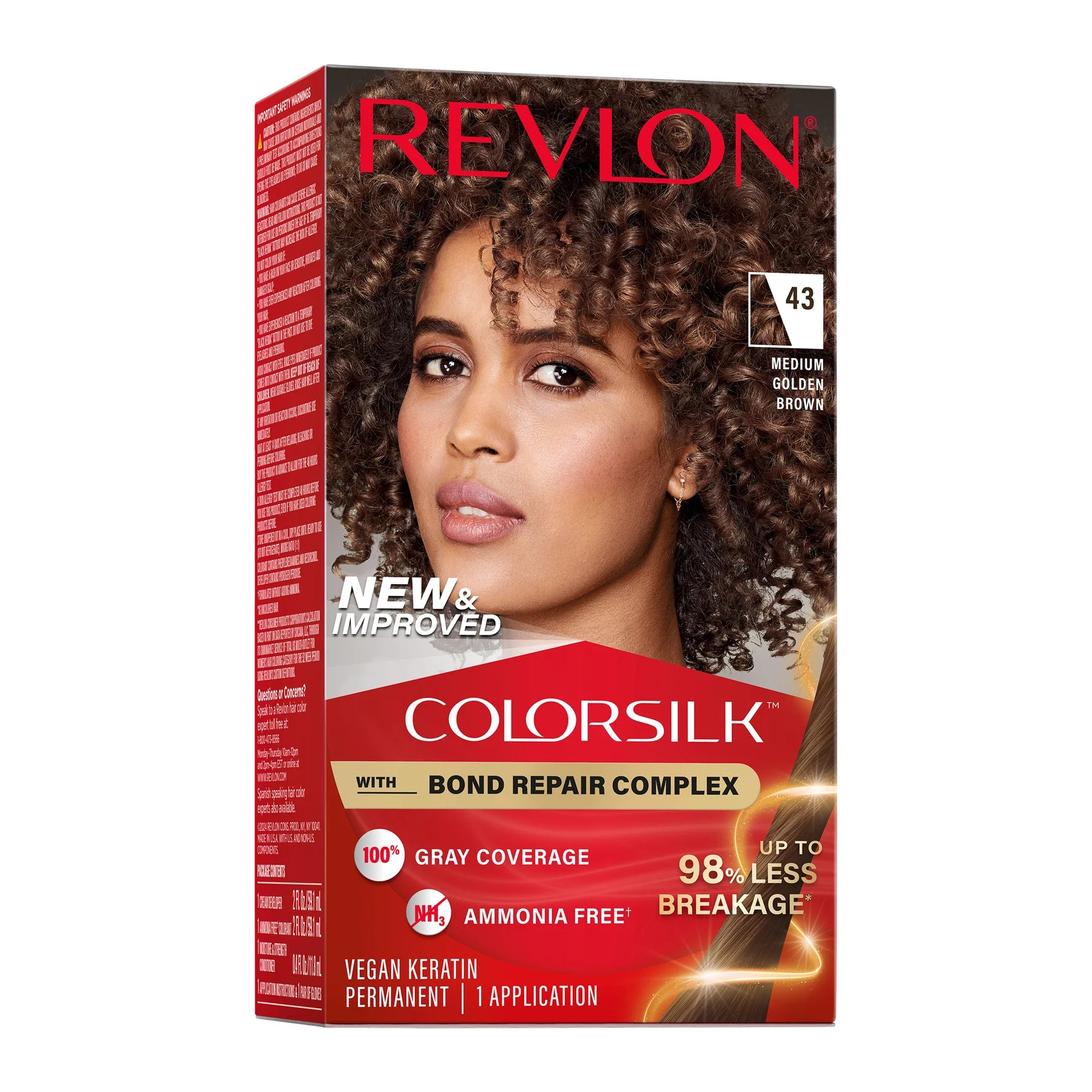 Revlon ColorSilk™ with Bond Repair Complex Permanent Hair Dye