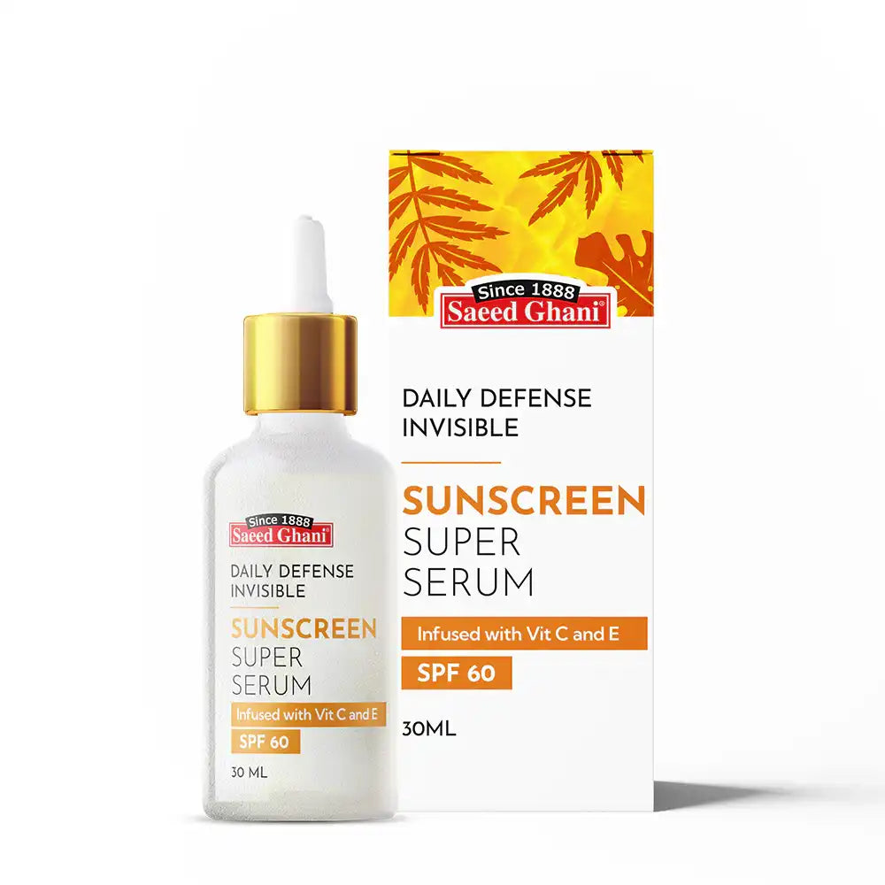 Saeed Ghani Vitamin C Daily Defense Invisible Sunscreen Super Serum SPF 60 (30ml)