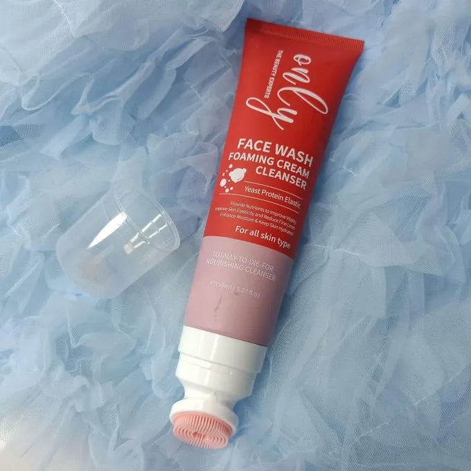 Only Face Wash Foaming Cream Cleanser with Yeast Protein Elastic (150ml)