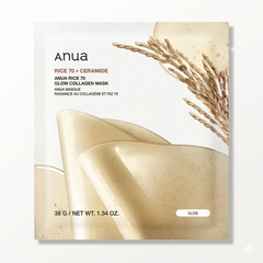 Anua Rice 70 + Ceramide Glow Collagen Mask