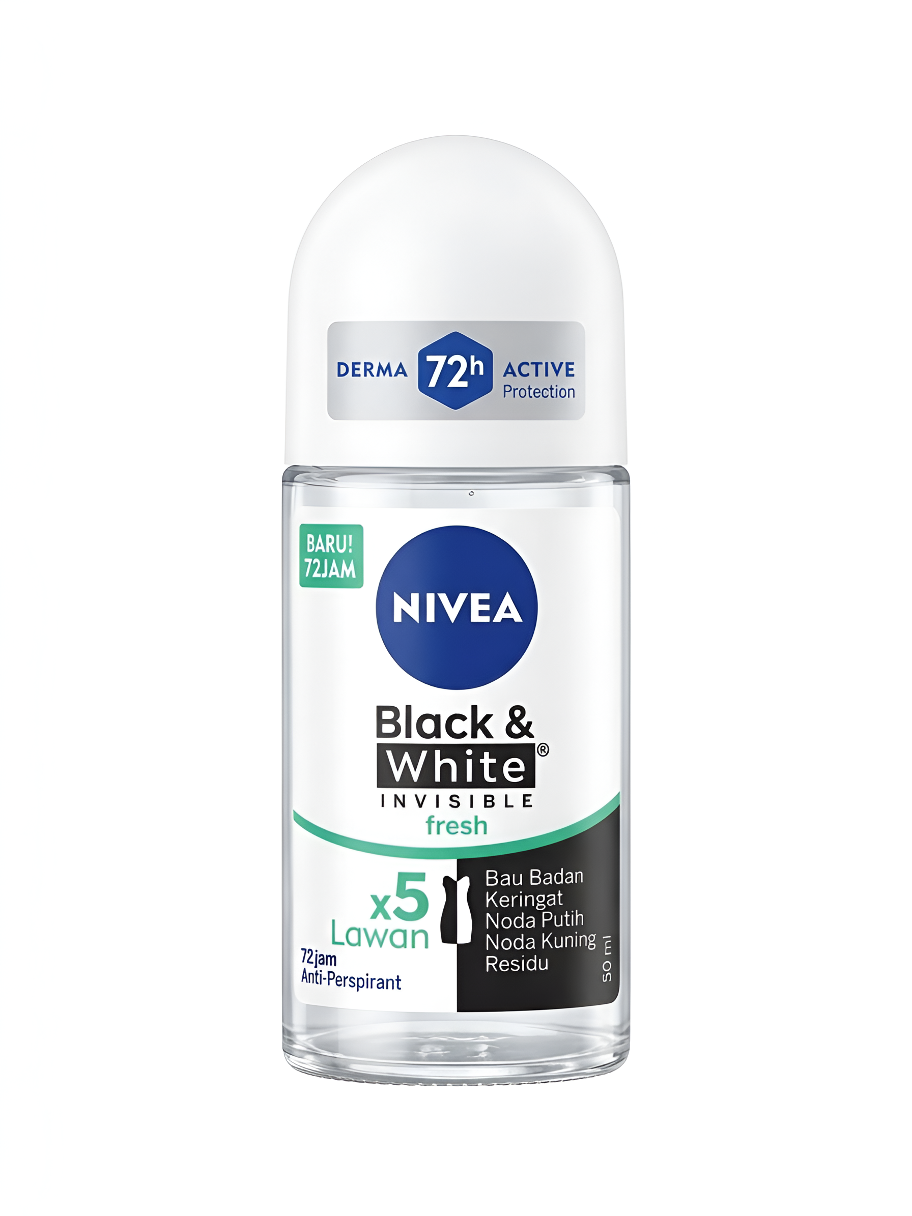 NIVEA Black & White Invisible Fresh (72h Protection) – 50ml