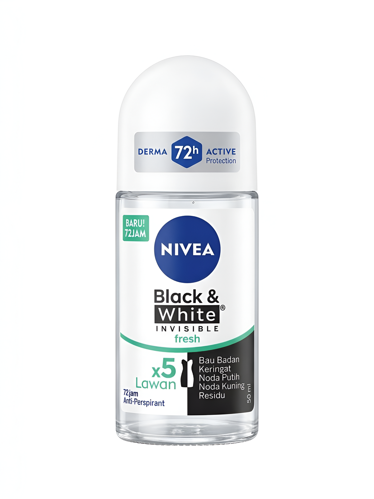 NIVEA Black & White Invisible Fresh (72h Protection) – 50ml