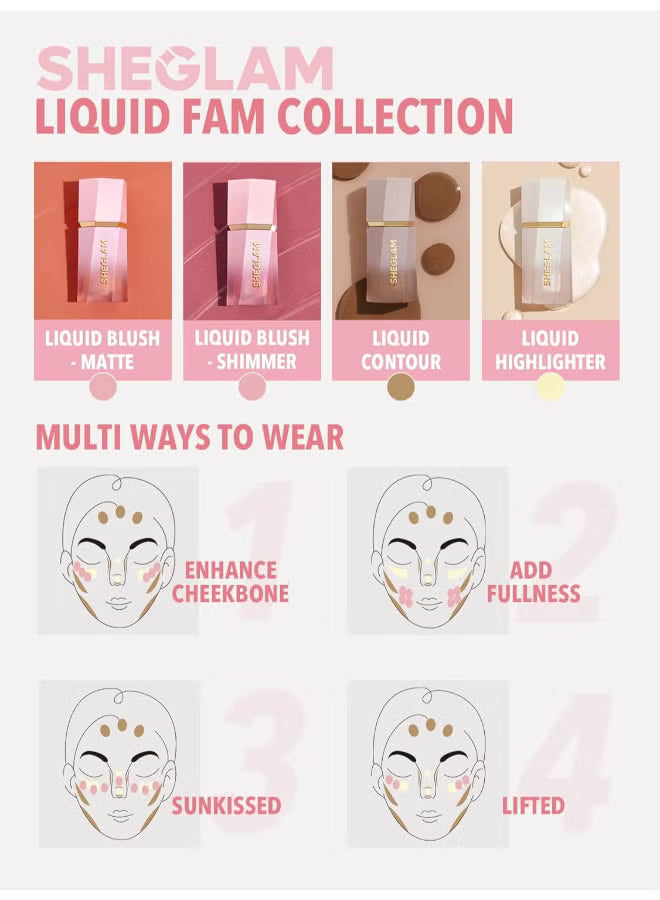 Sheglam Color Bloom Liquid Blush