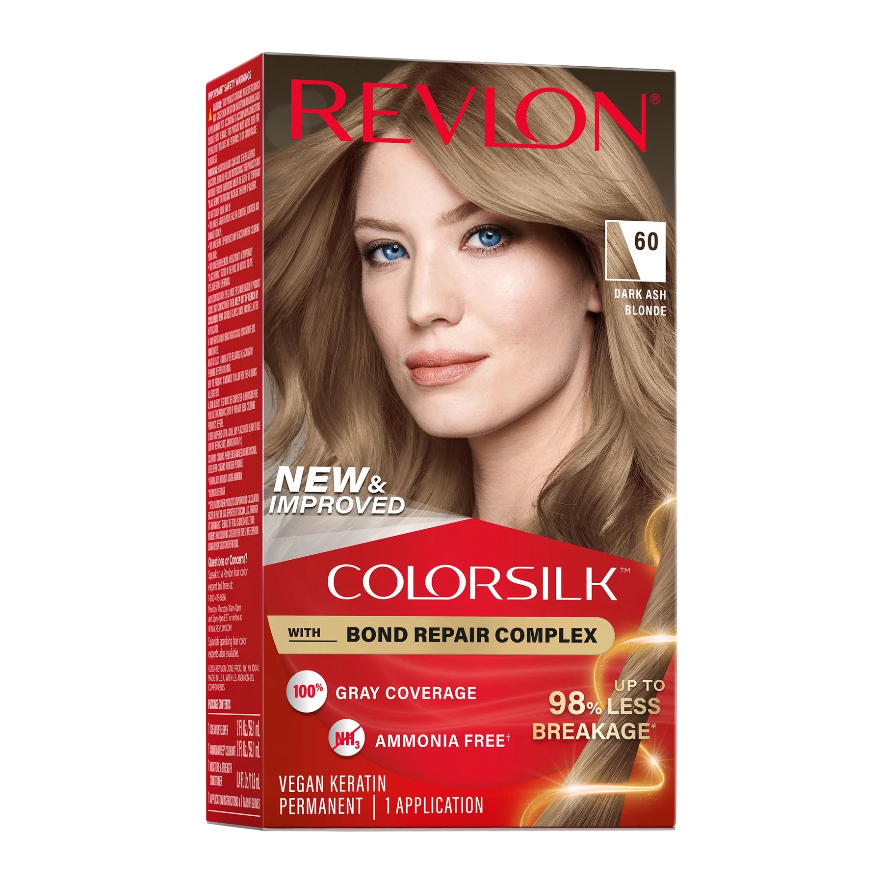 Revlon ColorSilk™ with Bond Repair Complex Permanent Hair Dye