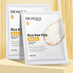 BIOAQUA Rice Raw Pulp Mask - Brightening & Pore Shrinking (25g)