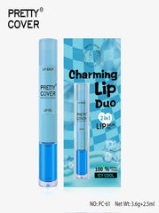Pretty Cover Charming Lip Duo (Lip Balm + Lip Oil)