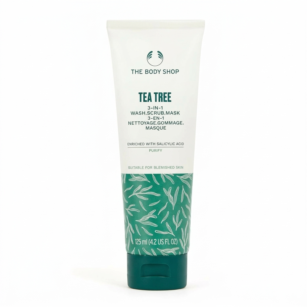 The Body Shop Tea Tree 3-in-1 Wash.Scrub.Mask.