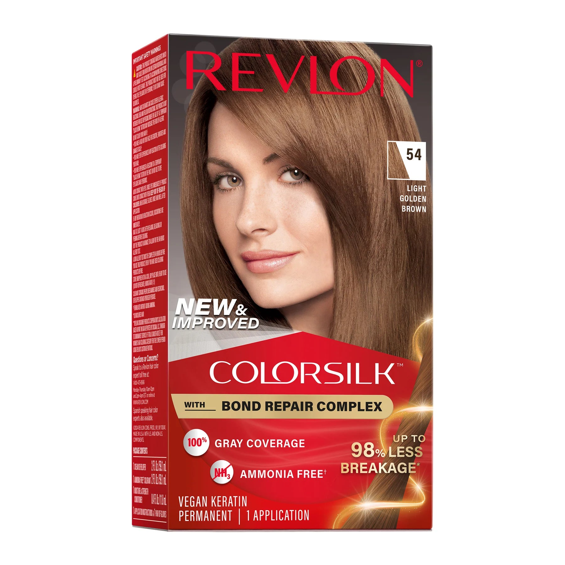 Revlon ColorSilk™ with Bond Repair Complex Permanent Hair Dye