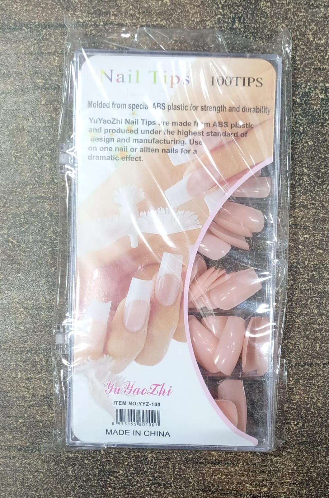 YuYaoZhi Professional Artificial Nail Tips - 100 Pcs Box
