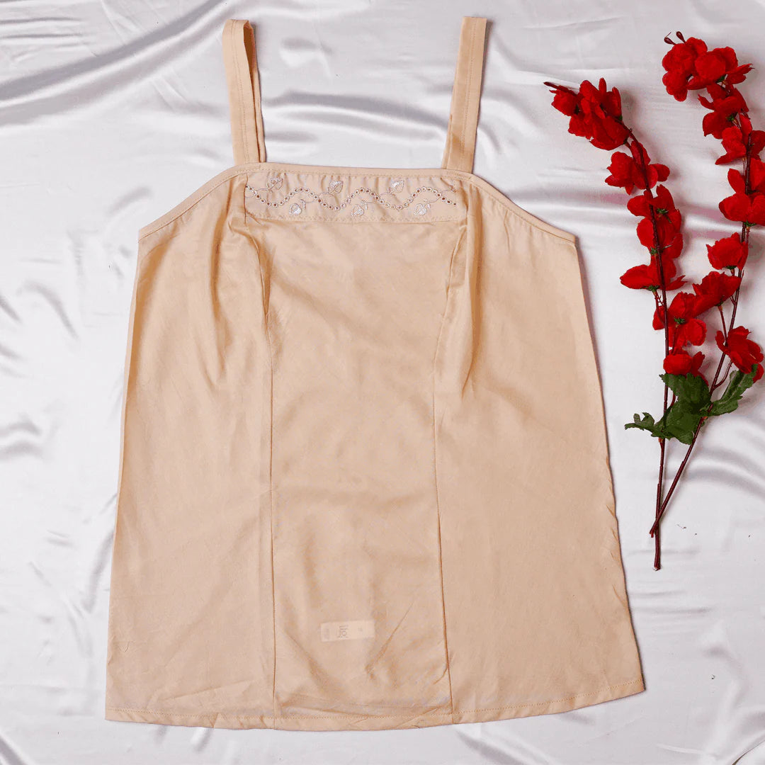 IFG Camisole Cotton – Embroidered Broad Straps