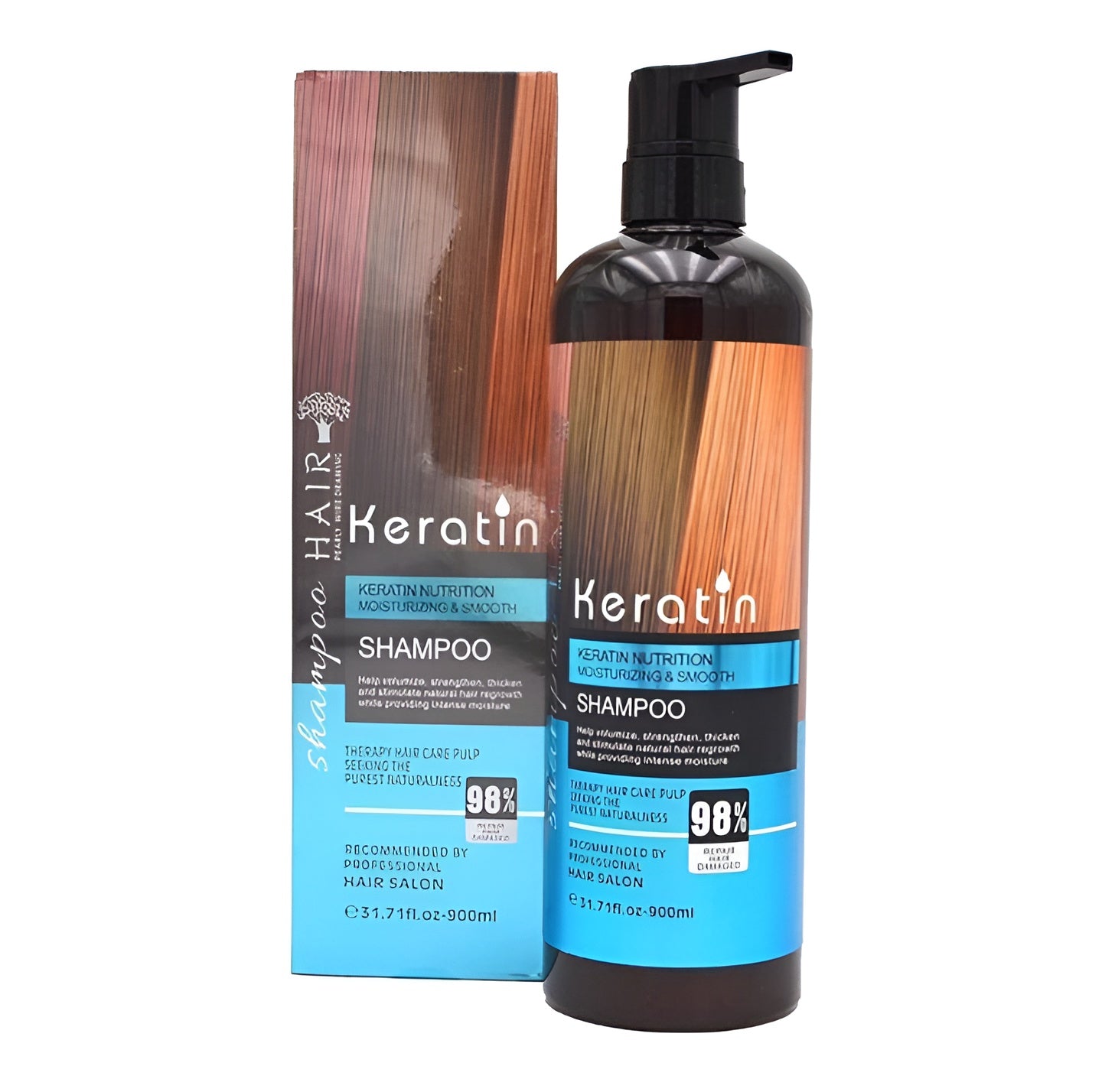 Keratin Nutrition Moisturizing & Smooth Shampoo (900ml)
