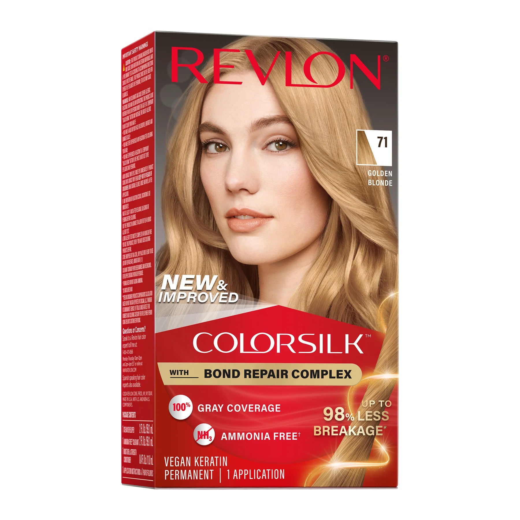 Revlon ColorSilk™ with Bond Repair Complex Permanent Hair Dye