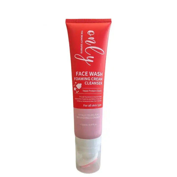 Only Face Wash Foaming Cream Cleanser with Yeast Protein Elastic (150ml)