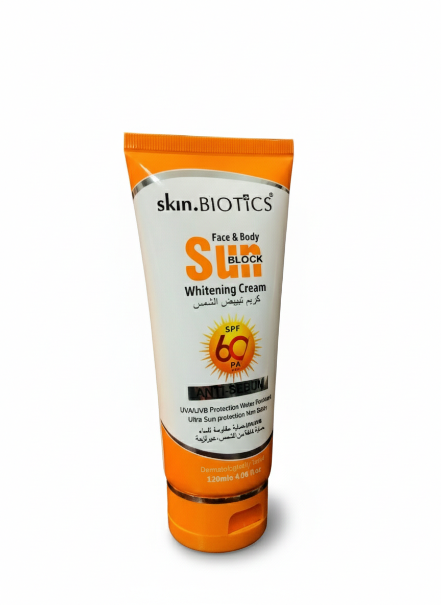 Skin.BIOTICS Face & Body Sun Block 60 SPF (120ml)